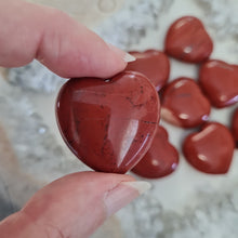 Load image into Gallery viewer, Red Jasper Hearts
