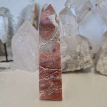 Load image into Gallery viewer, Pink Agate Tower
