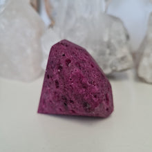 Load image into Gallery viewer, Honeycomb Ruby Faceted Diamond
