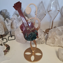 Load image into Gallery viewer, Ocean Jasper Guitar on Stand
