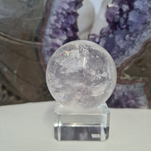 Load image into Gallery viewer, Clear Quartz Sphere - Rainbows
