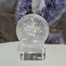 Load image into Gallery viewer, Clear Quartz Sphere - Rainbows
