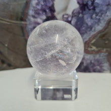 Load image into Gallery viewer, Clear Quartz Sphere - Rainbows
