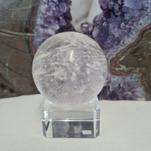 Load image into Gallery viewer, Clear Quartz Sphere - Rainbows
