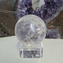 Load image into Gallery viewer, Clear Quartz Sphere - Rainbows
