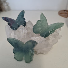 Load image into Gallery viewer, Green Fluorite Butterfly
