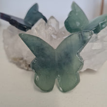 Load image into Gallery viewer, Green Fluorite Butterfly
