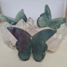 Load image into Gallery viewer, Green Fluorite Butterfly
