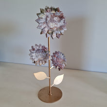 Load image into Gallery viewer, Ocean Jasper Sunflowers on Stand
