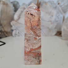 Load image into Gallery viewer, Pink Crazy Lace Agate Tower
