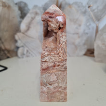 Load image into Gallery viewer, Pink Crazy Lace Agate Tower

