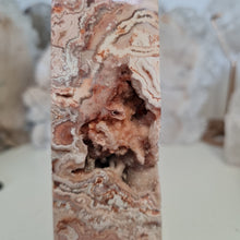 Load image into Gallery viewer, Pink Crazy Lace Agate Tower
