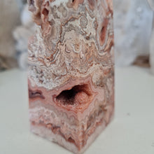Load image into Gallery viewer, Pink Crazy Lace Agate Tower
