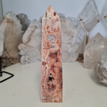 Load image into Gallery viewer, Pink Crazy Lace Agate Tower
