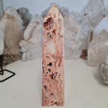 Load image into Gallery viewer, Pink Crazy Lace Agate Tower
