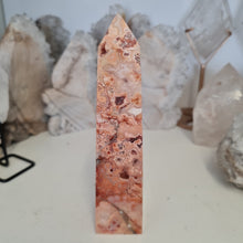 Load image into Gallery viewer, Pink Crazy Lace Agate Tower
