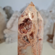 Load image into Gallery viewer, Pink Crazy Lace Agate Tower
