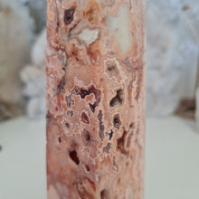 Load image into Gallery viewer, Pink Crazy Lace Agate Tower
