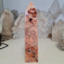 Load image into Gallery viewer, Pink Crazy Lace Agate Tower
