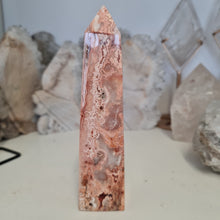Load image into Gallery viewer, Pink Crazy Lace Agate Tower
