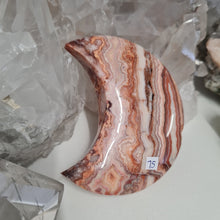 Load image into Gallery viewer, Pink Crazy Lace Agate Moon

