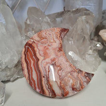 Load image into Gallery viewer, Pink Crazy Lace Agate Moon
