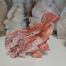 Load image into Gallery viewer, Pink Crazy Lace Agate Elephant
