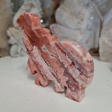 Load image into Gallery viewer, Pink Crazy Lace Agate Elephant
