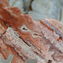 Load image into Gallery viewer, Pink Crazy Lace Agate Elephant
