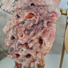 Load image into Gallery viewer, Pink Lace Agate Butterfly Wings
