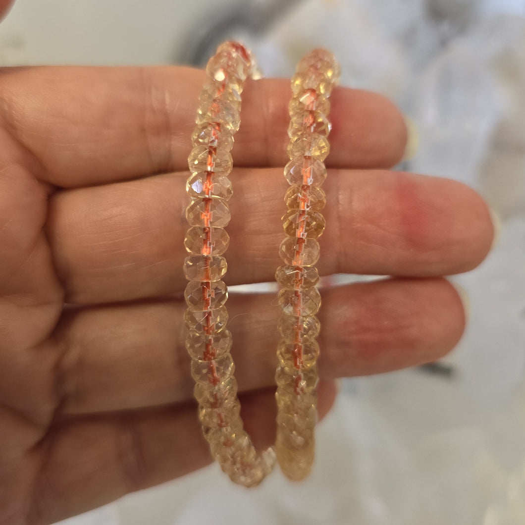 Citrine Faceted Bracelet