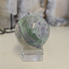 Load image into Gallery viewer, Serpentine Fluorite &#39;Bolivianite&quot; Sphere - A Grade
