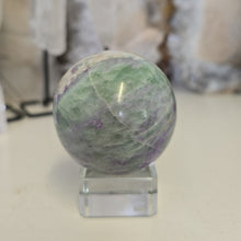 Load image into Gallery viewer, Serpentine Fluorite &#39;Bolivianite&quot; Sphere - A Grade
