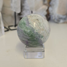 Load image into Gallery viewer, Serpentine Fluorite &#39;Bolivianite&quot; Sphere - A Grade

