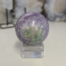 Load image into Gallery viewer, Serpentine Fluorite &#39;Bolivianite&#39; Sphere - A Grade
