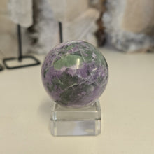 Load image into Gallery viewer, Serpentine Fluorite &#39;Bolivianite&#39; Sphere - A Grade
