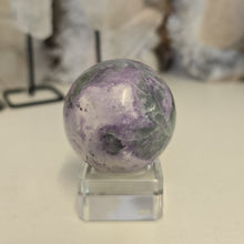 Load image into Gallery viewer, Serpentine Fluorite &#39;Bolivianite&#39; Sphere - A Grade
