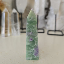 Load image into Gallery viewer, Serpentine Fluorite &#39;Bolivianite&#39; Tower - A Grade
