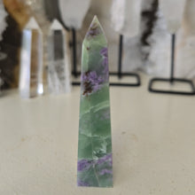 Load image into Gallery viewer, Serpentine Fluorite &#39;Bolivianite&#39; Tower - A Grade
