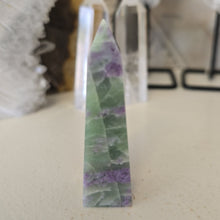 Load image into Gallery viewer, Serpentine Fluorite &#39;Bolivianite&#39; Tower - A Grade
