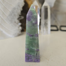 Load image into Gallery viewer, Serpentine Fluorite &#39;Bolivianite&#39; Tower - A Grade
