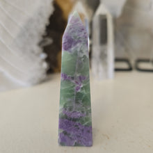 Load image into Gallery viewer, Serpentine Fluorite &#39;Bolivianite&#39; Tower - A Grade
