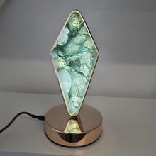 Load image into Gallery viewer, Moss Agate Diamond Lamp
