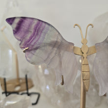 Load image into Gallery viewer, Fluorite Butterfly Wings
