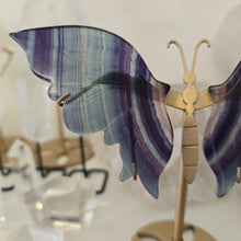Load image into Gallery viewer, Fluorite Butterfly Wings
