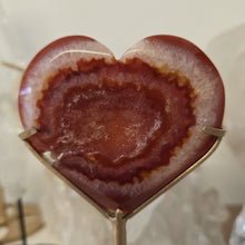 Load image into Gallery viewer, Carnelian Heart with Stand
