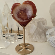 Load image into Gallery viewer, Carnelian Heart with Stand
