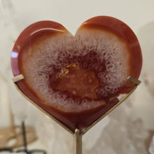 Load image into Gallery viewer, Carnelian Heart with Stand
