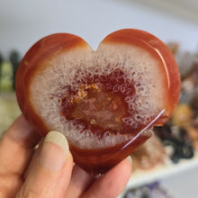 Load image into Gallery viewer, Carnelian Heart with Stand

