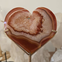 Load image into Gallery viewer, Carnelian Heart with Stand
